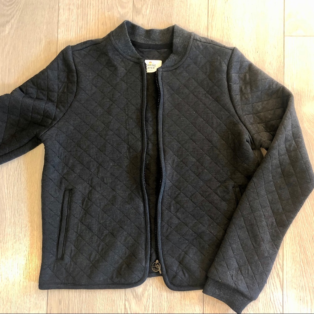 Marine Layer Quilted Bomber Jacket